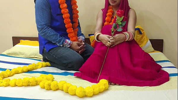 First Night of a newly married desi beautiful girl with addicted husband