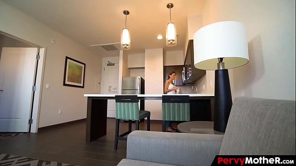 PervyMother – Son Peeps his Sexually Deprived Stepmom while Cleaning