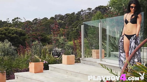 All natural MILF exposed sexy naked body after hot striptease for Playboy