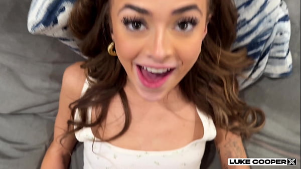 Petite StepSis Nikki Nicole Tricked Into Fucking During Movie