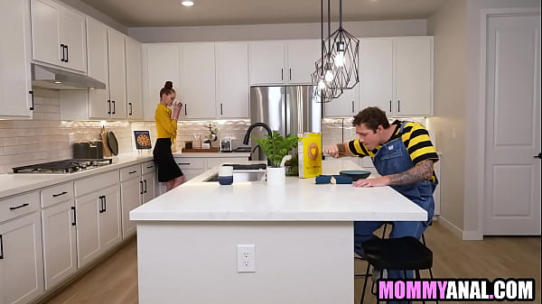 Stepson found out stepmom is wearing buttplug