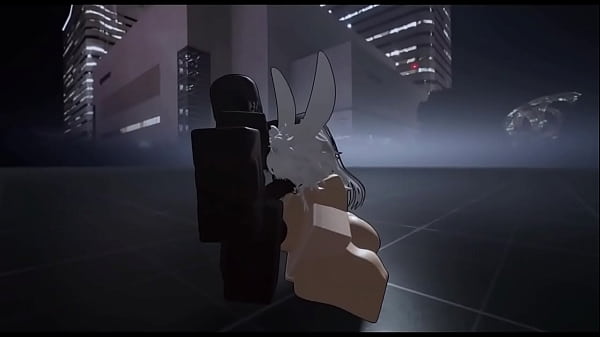 White bunny gets mouthful of black cum