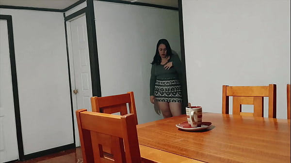 I fucked my stepmother while she was clearing the table.