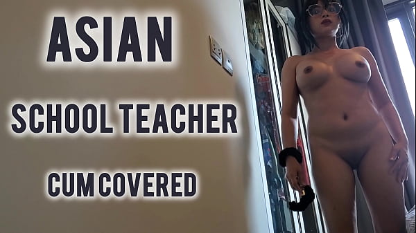 Squirting Asian School teacher Threesome MMF
