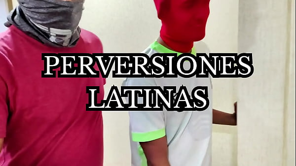 The domestic worker has a threesome with her boss and his stepson