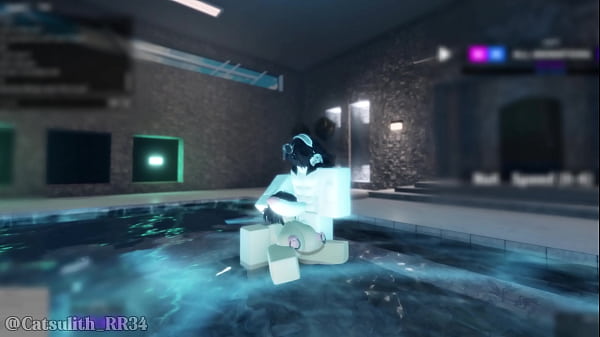 Alone in the indoor pool with a shy girl turns into a rough fuck | Sex with a follower (11) | Session