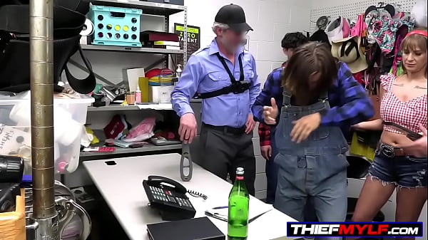 Sexy Stepmom Gives Up Her Pussy To Get A Free Ride With Her Thieving Stepsons.