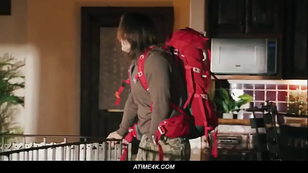 Axel Haze couldn’t wait to come home and jerk off on the living room couch, but stepmom gets home