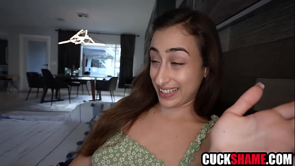 Cuck husband watching wife fucking a bbc