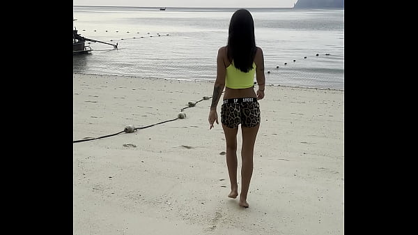 Beautiful Monika Fox In Green Top In Tropics (Free)