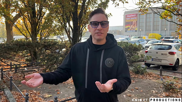 German MILF with Giant Tits Helps Dumb Lost American