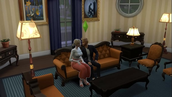 Blonde Petite Slut Neighbor Invited Over to Watch Movie (Rough Sex)